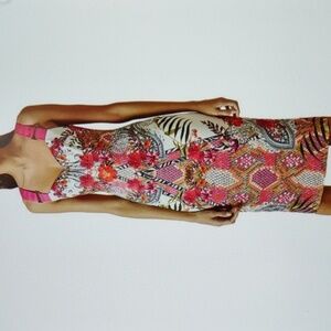 Ted Baker "Kloeey" Samba Strappy Bodycon Dress